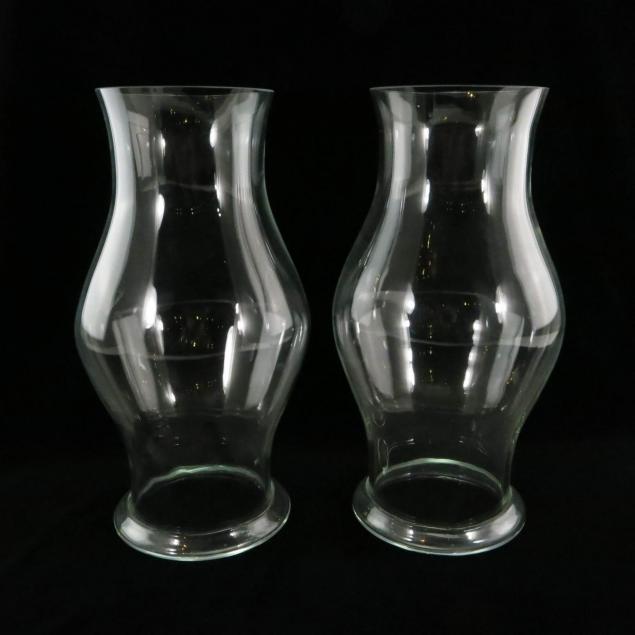 pair-of-blown-glass-hurricane-shades