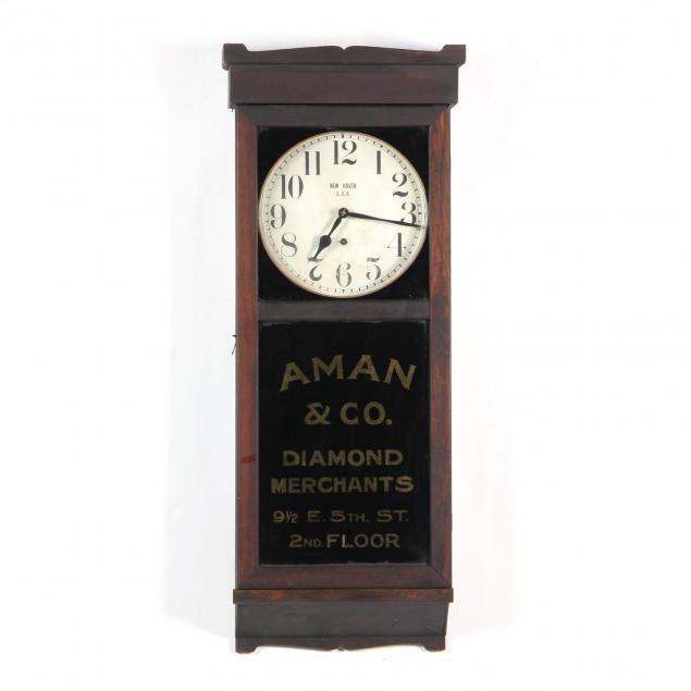 new-haven-long-case-advertising-wall-clock