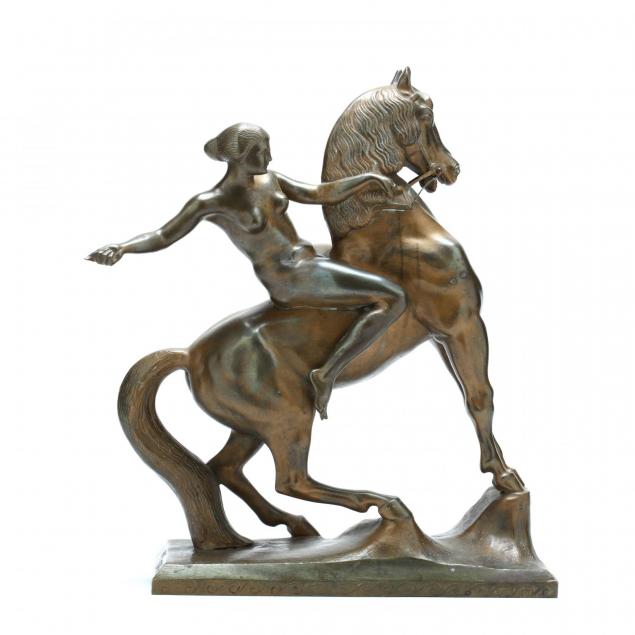 anton-grath-austria-1881-1956-amazon-on-horseback