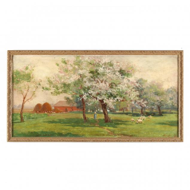 manchus-loomis-il-ca-1861-1938-spring-landscape-with-sheep