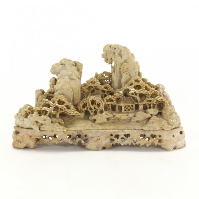 chinese-carved-hard-stone-landscape-sculpture