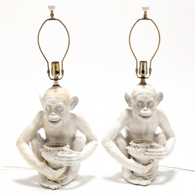 pair-of-fanciful-monkey-table-lamps