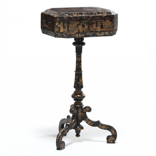 english-chinoiserie-decorated-sewing-stand