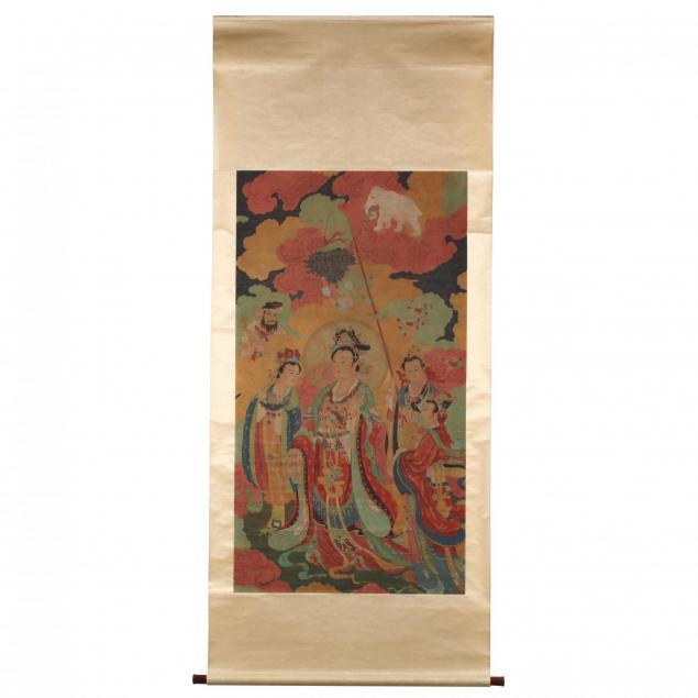 large-chinese-painting-of-guanyin