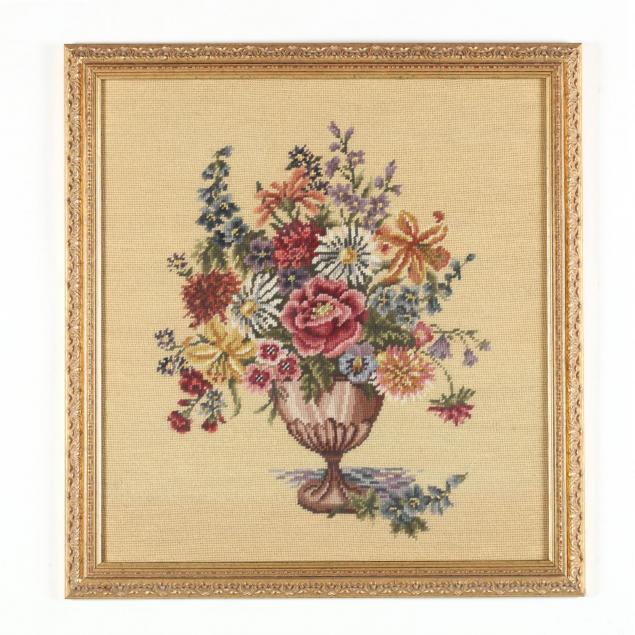 framed-floral-needlepoint