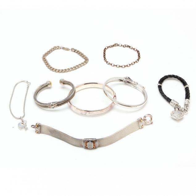 eight-silver-bracelets
