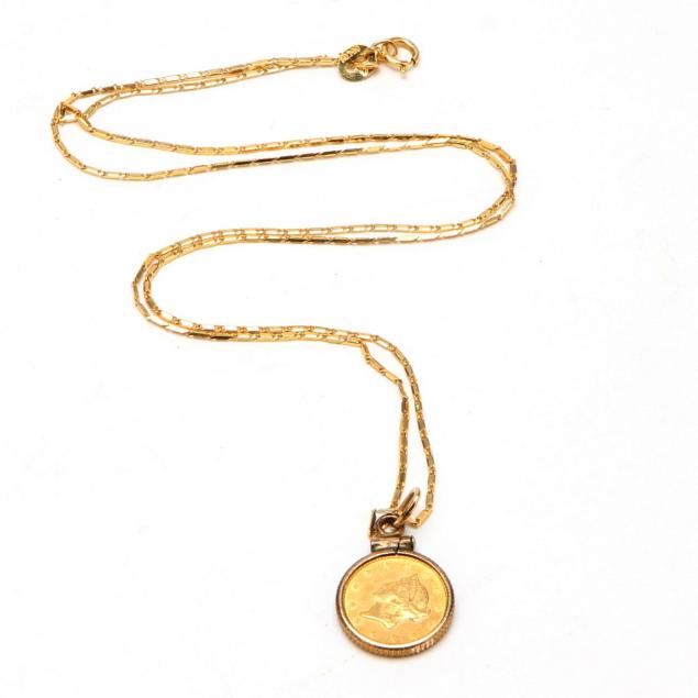 coin-pendant-necklace