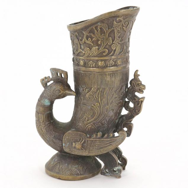 asian-bronze-libation-cup