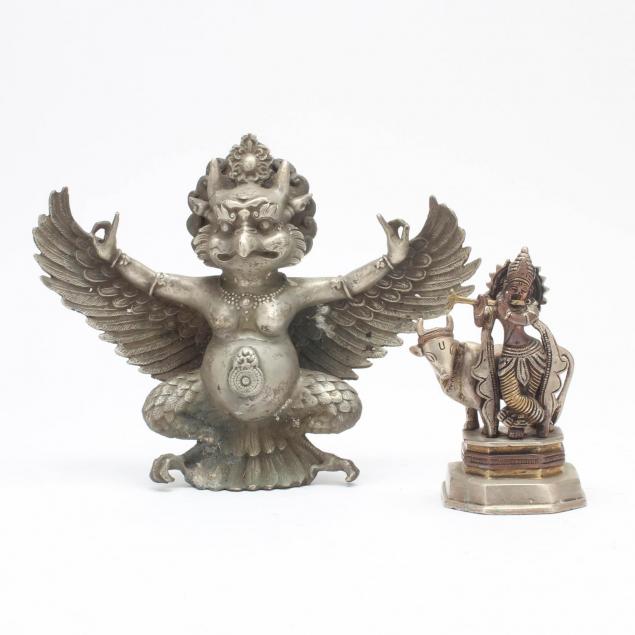 two-asian-cast-metal-figures