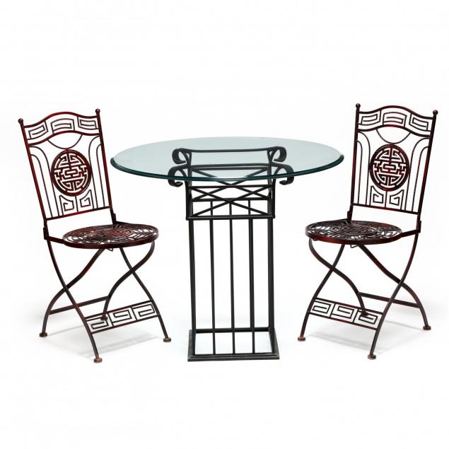 contemporary-iron-table-and-chairs