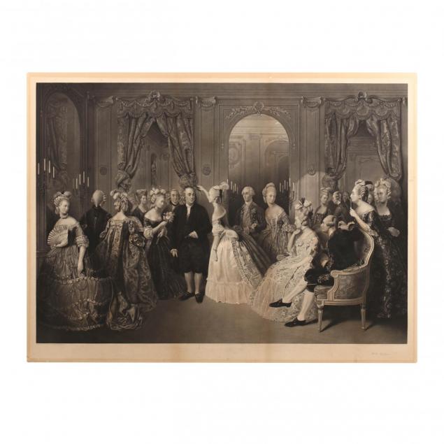 william-o-geller-br-1804-1881-after-baron-jolly-a-rare-artist-s-proof-of-i-franklin-s-reception-at-the-court-of-france-1778-i
