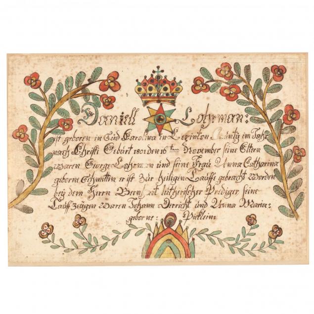 rare-south-carolina-fraktur