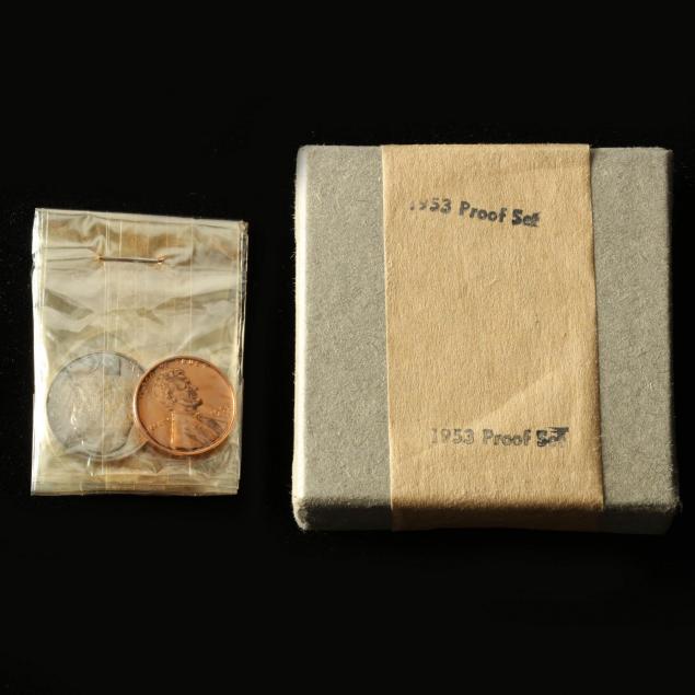 1953-u-s-mint-five-coin-proof-set-with-original-box
