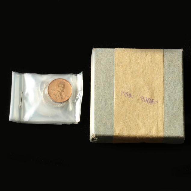 1954-u-s-mint-five-coin-proof-set-with-original-box