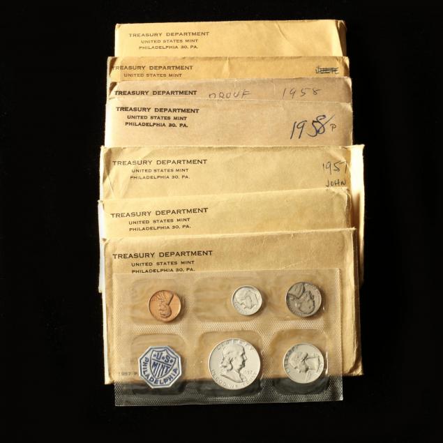 seven-1950s-flat-pack-proof-sets