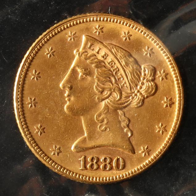 1880-5-gold-liberty-head-half-eagle