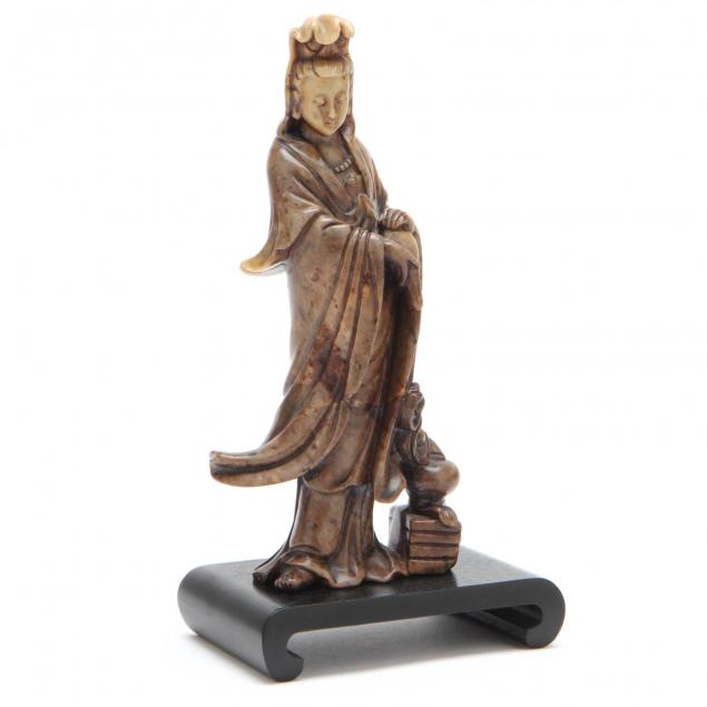 a-hard-stone-figure-of-guanyin