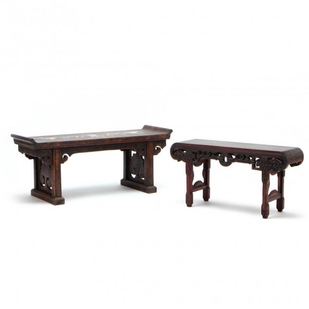 two-chinese-miniature-altar-tables