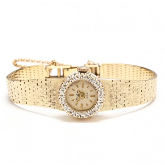lady-s-vintage-14kt-gold-and-diamond-watch-bulova-dior