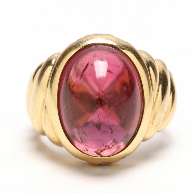 18kt-gold-and-pink-tourmaline-ring