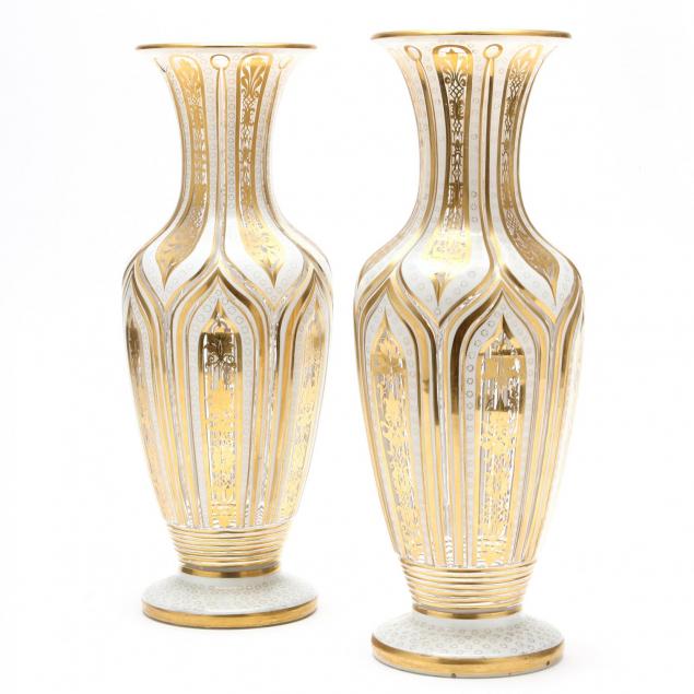 pair-of-bohemian-cut-to-clear-vases