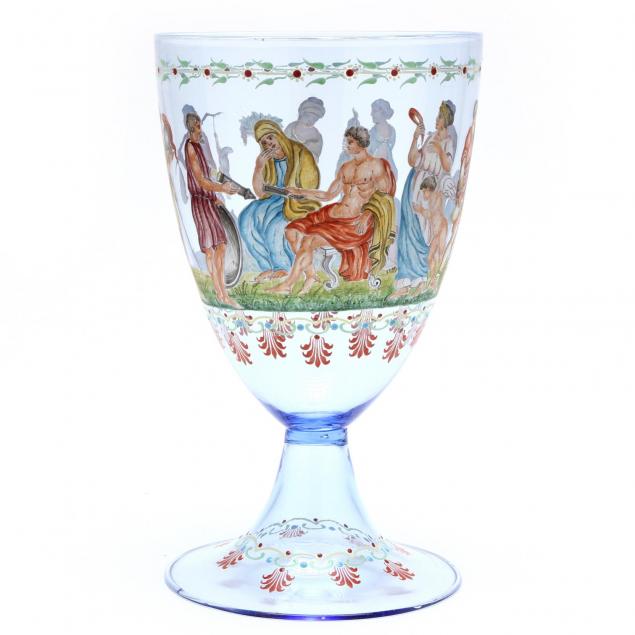 venetian-enamel-decorated-oversized-chalice