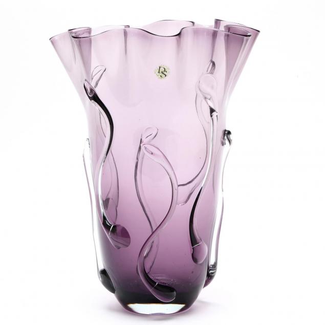 large-contemporary-art-glass-vase