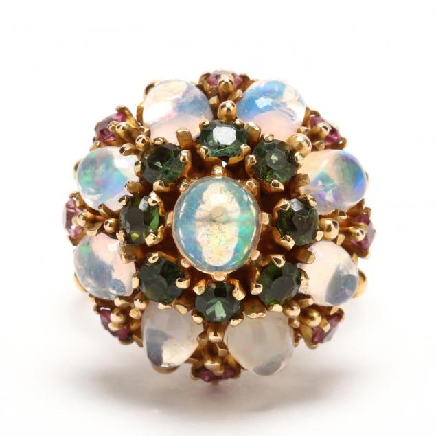 14kt-opal-and-gem-set-ring