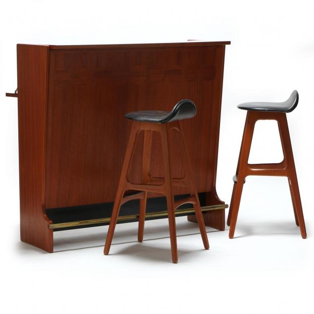 erik-buch-danish-modern-bar-and-stools