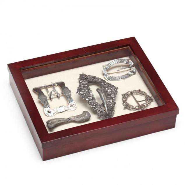 a-framed-collection-of-silver-accessories