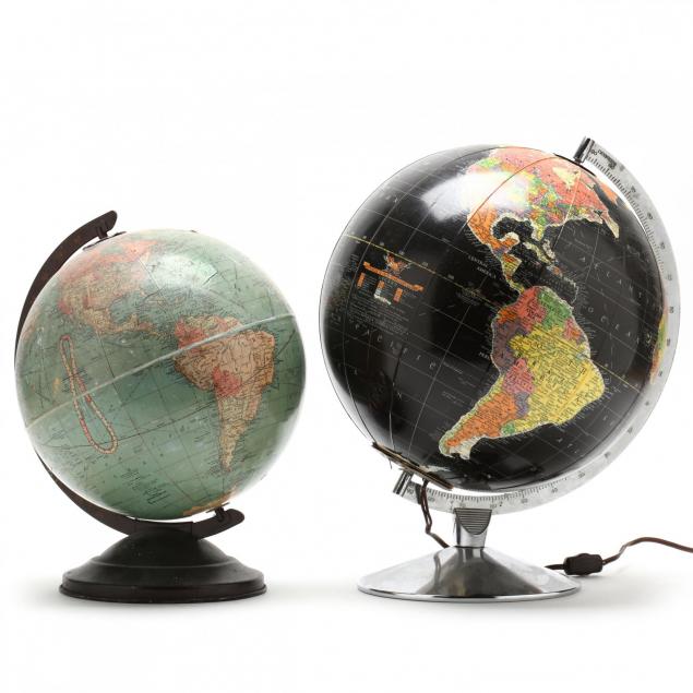 two-replogle-globes