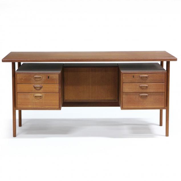 danish-modern-floating-top-executive-desk