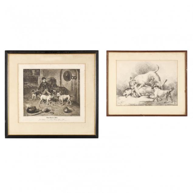 two-antique-english-dog-prints