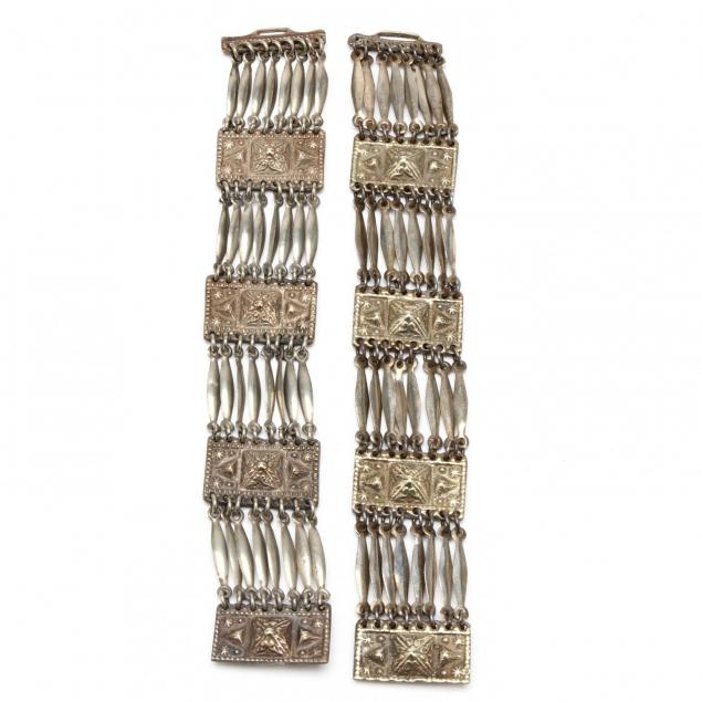 taxco-pair-of-silver-bracelets