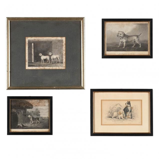 group-of-four-antique-bulldog-prints