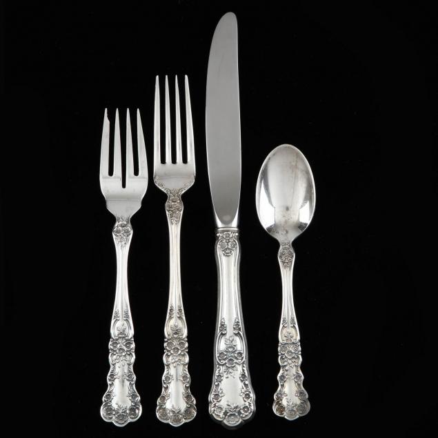 gorham-buttercup-sterling-silver-flatware-service