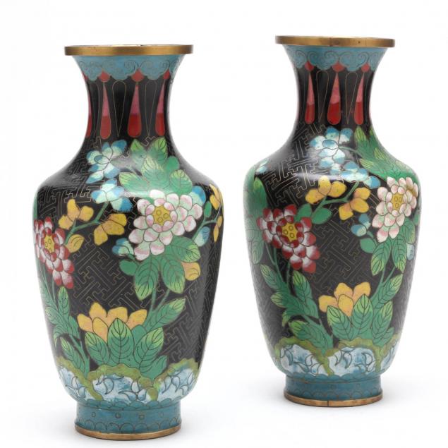 a-pair-of-chinese-black-ground-cloisonne-vases