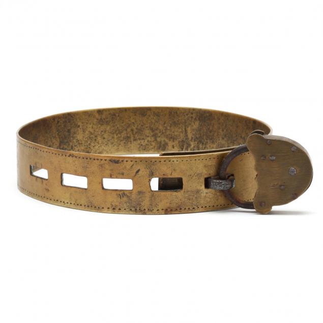 18th-century-brass-dog-collar