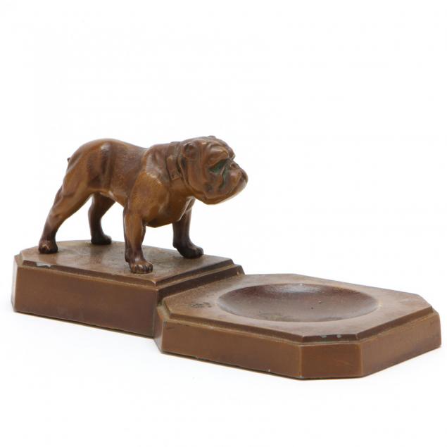 vintage-bronze-bulldog-ashtray