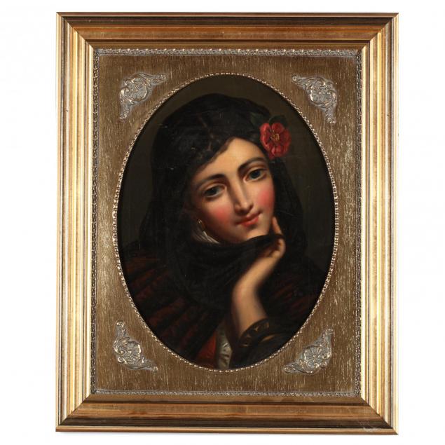 19th-century-portrait-of-a-spanish-beauty