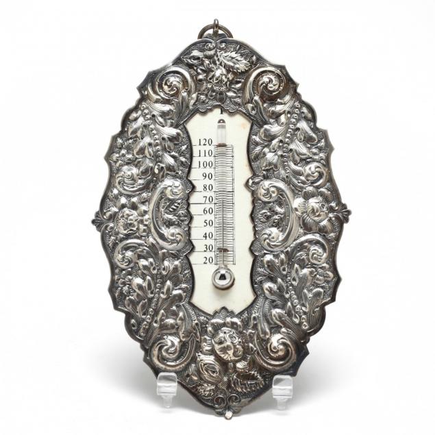a-repousse-sterling-silver-framed-thermometer