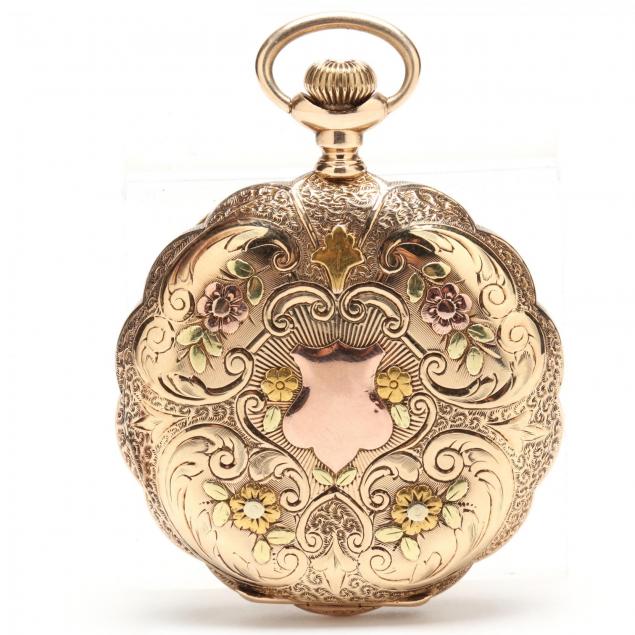 14kt-hunter-case-pocket-watch-waltham