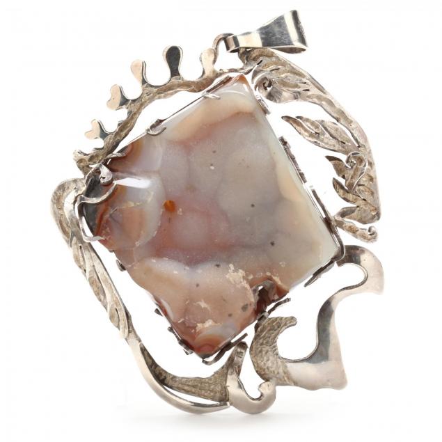 mexican-sterling-silver-and-agate-geode-pendant