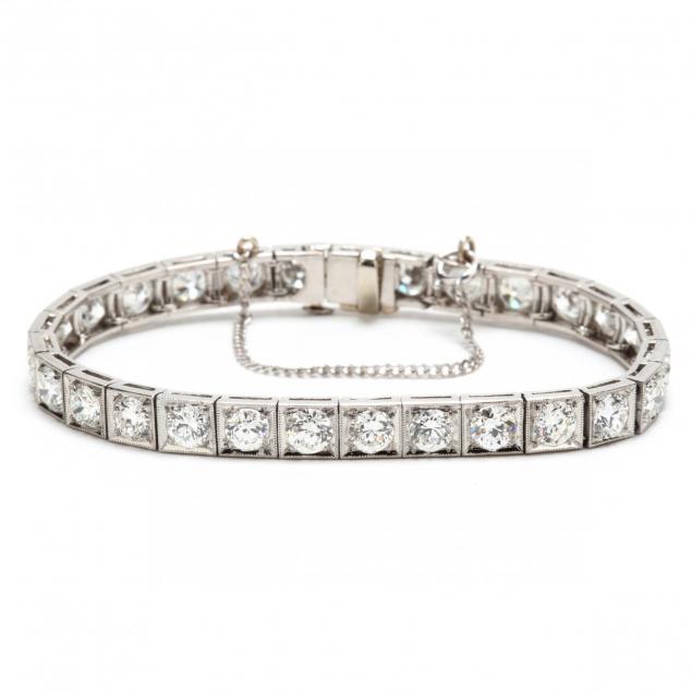 art-deco-platinum-and-diamond-bracelet