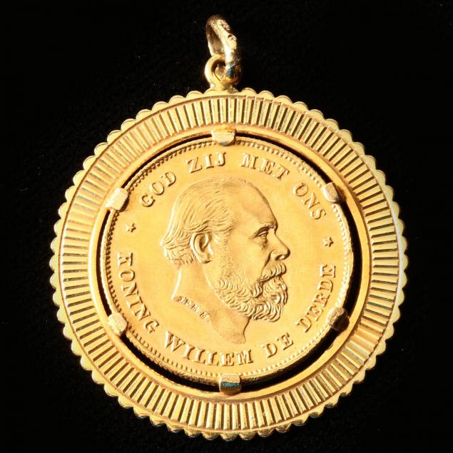 dutch-gold-coin-pendant