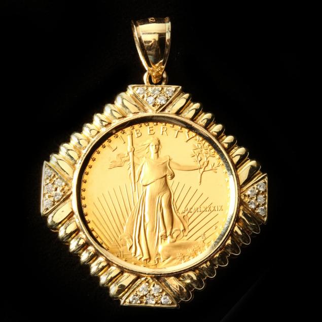 gold-coin-and-diamond-pendant