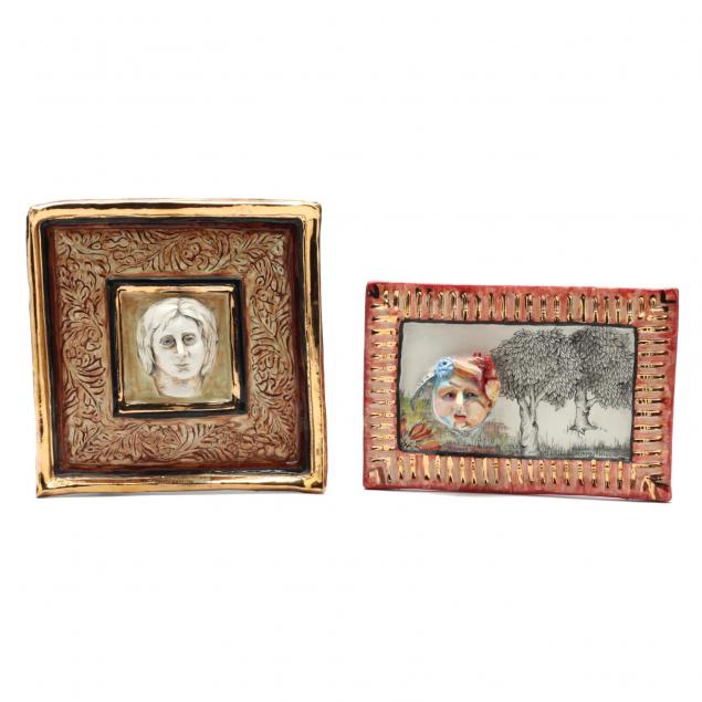 two-ceramic-plaques-mary-lou-higgins