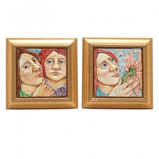 two-similar-ceramic-plaques-mary-lou-higgins