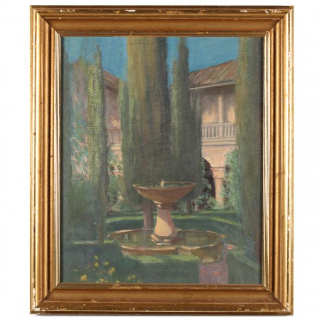 harold-latham-british-1888-1971-view-of-an-italian-courtyard