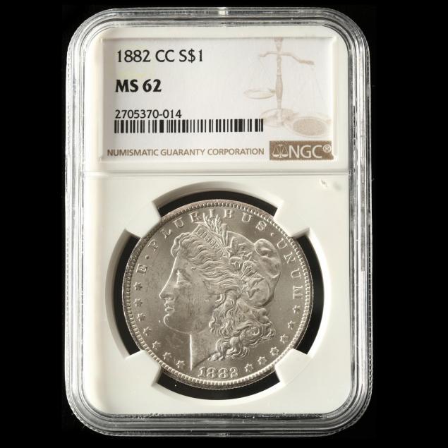 1882 cc morgan silver dollar ngc ms62 lot 2061 the january coin